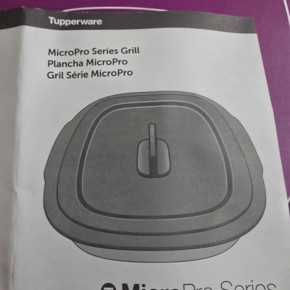Tupperware MicroPro Grill in Charcoal